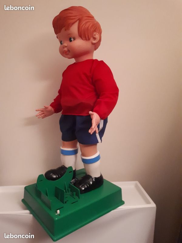 Automate footballeur GEYPER GOL année 70" poupée mécanique (image 1)