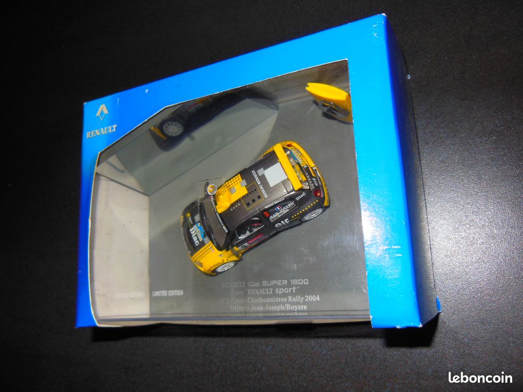 Renault Clio s1600 #3 rallye alsace Vosges 2006 - ixo 1/43 - Collection