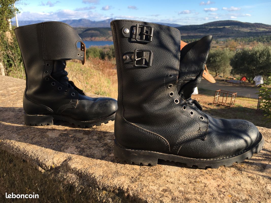 Rangers Chaussures Ranger Botte Rangers Militaire Cuir Souple Et