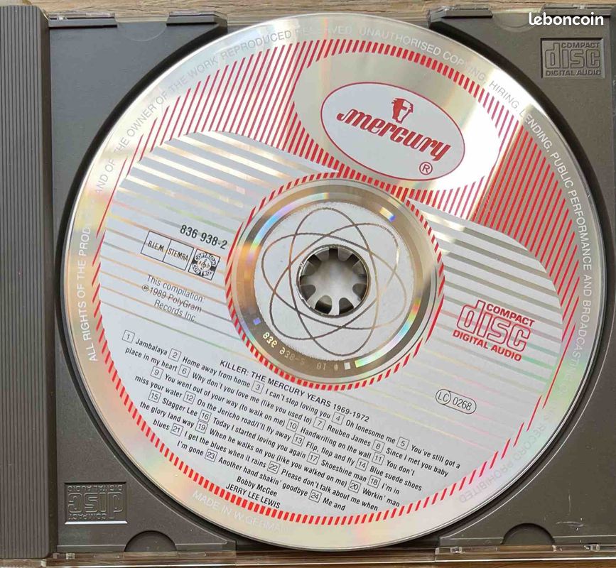 ♥🎼CD🇺🇸 Jerry Lee Lewis (Killer) ✷ 1989 (1969-1972) (image 3)