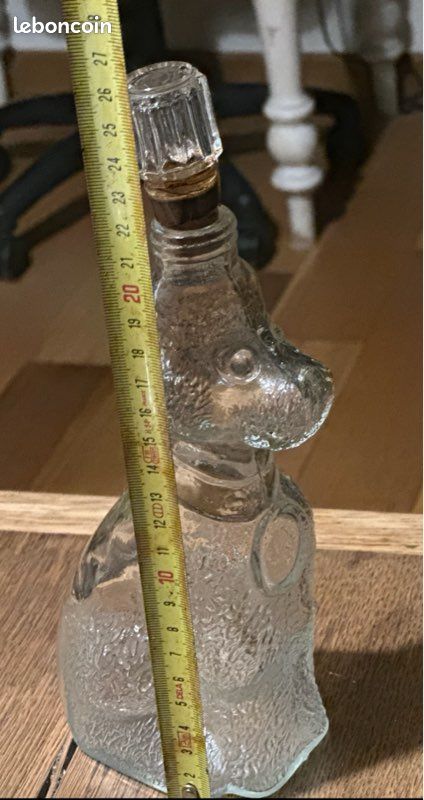 Bouteille carafe chien et chat ( Grisou ) (image 10)