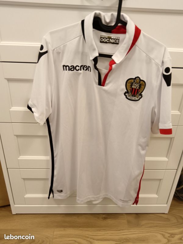 Maillot vintage OGC Nice extérieur #6 Echouafni 2008/2009 - Le Maillot
