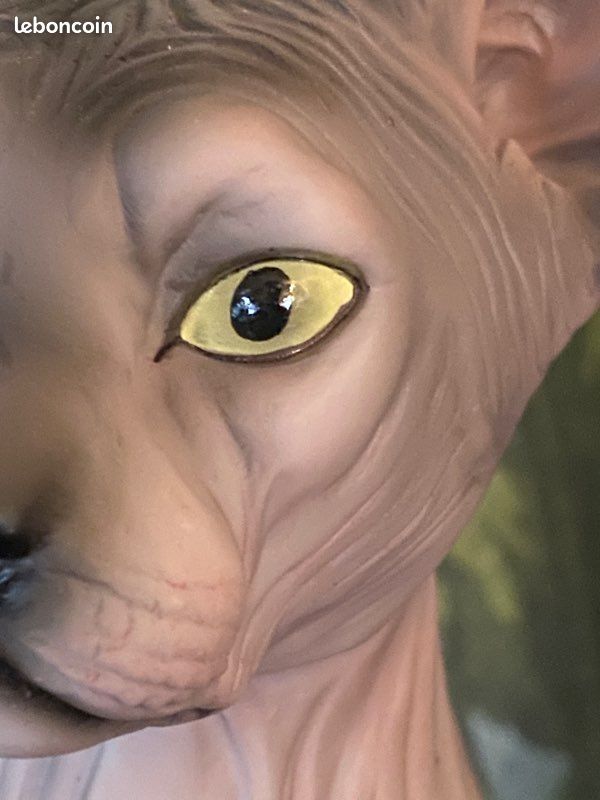 Figurine Littlest Pet Shop Sphynx Chat Authentique #1900 - Hasbro, Occasion