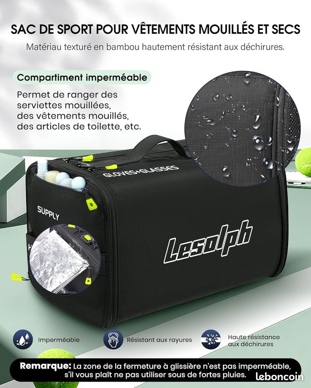 Comzantor Sac De Voyage Sport Pliable Avec Compartiment, Week