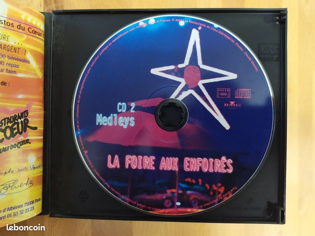 2 CD Les Enfoirés – La Foire Aux Enfoirés (image 5)