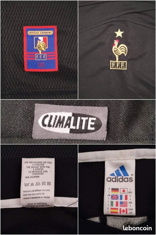 ⚽ Maillot gardien FABIEN BARTHEZ (99/2000) noir (image 10)