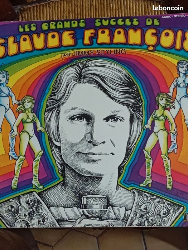 Vinyle 33T Claude François par Jimmy Styling (image 1)