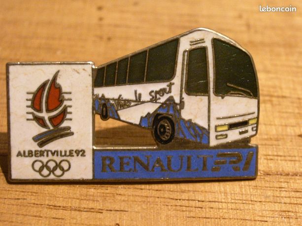 PIN'S SPORT JEUX Olympiques Albertville 92 Renault Partenaire Officiel (661) EUR 5,00 - FR
