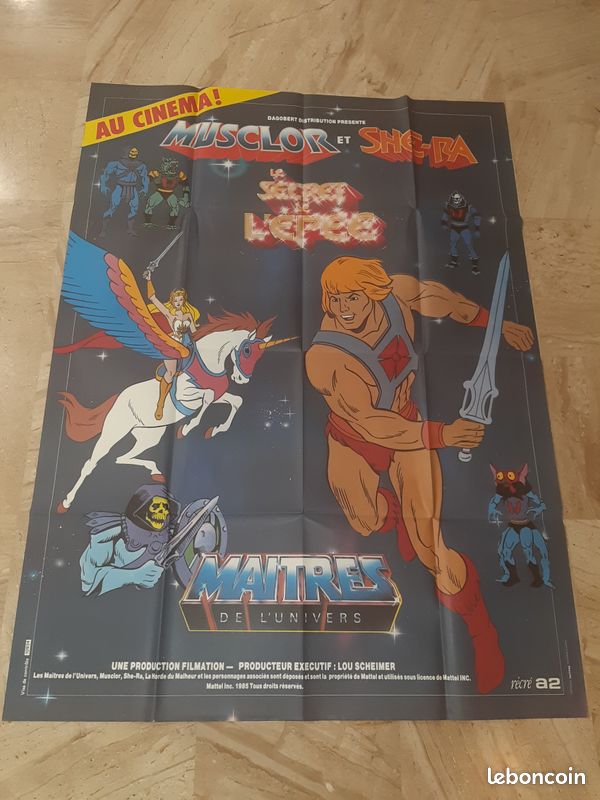 Affiche Squelette Les Maîtres De L’Univers – 14x20, Tirage Giclée, Parfaite Pour Encadrer