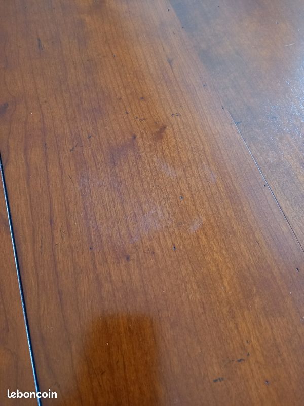 Table Grange en merisier diam. 118 avec rallonges (image 13)