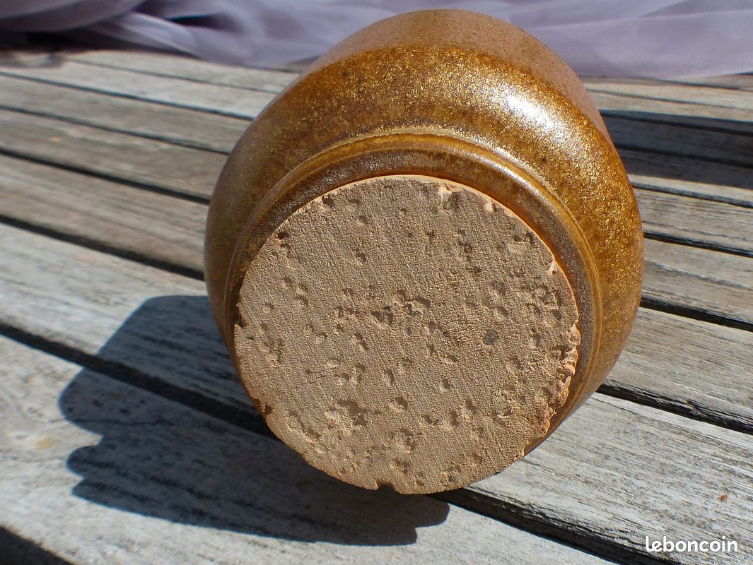 Petit pot en grès avec bouchon de liège (image 8)