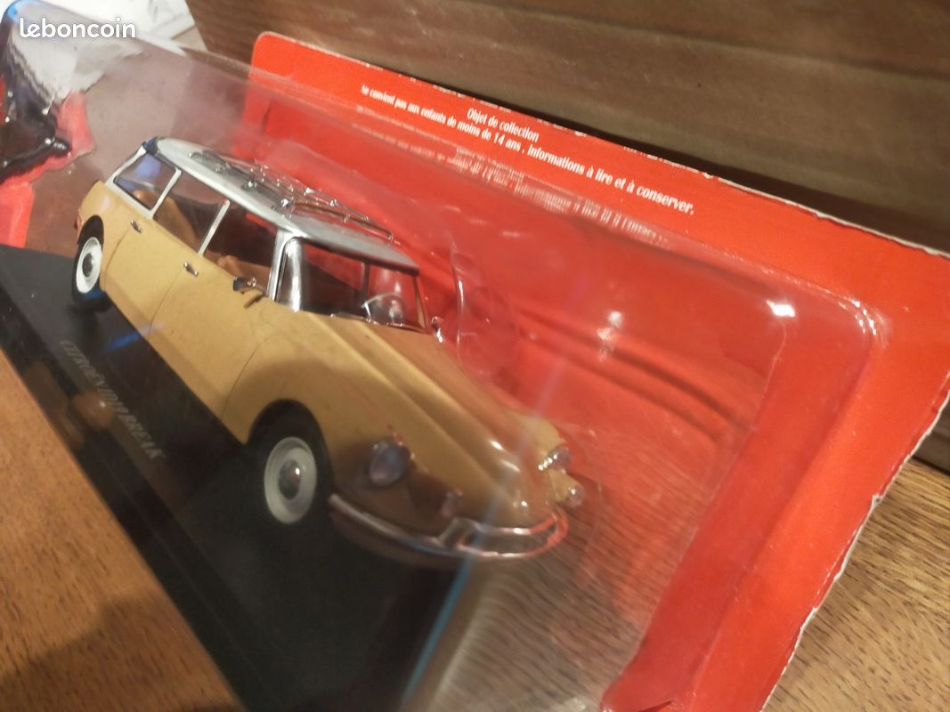 Citroën ID 19 Break 1/24 – Grand Modèle Métal Orange Bicolore – Occasion Parfait état