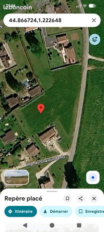 Terrain constructible 1 874 m² – Vitrac – Proche Sarlat
