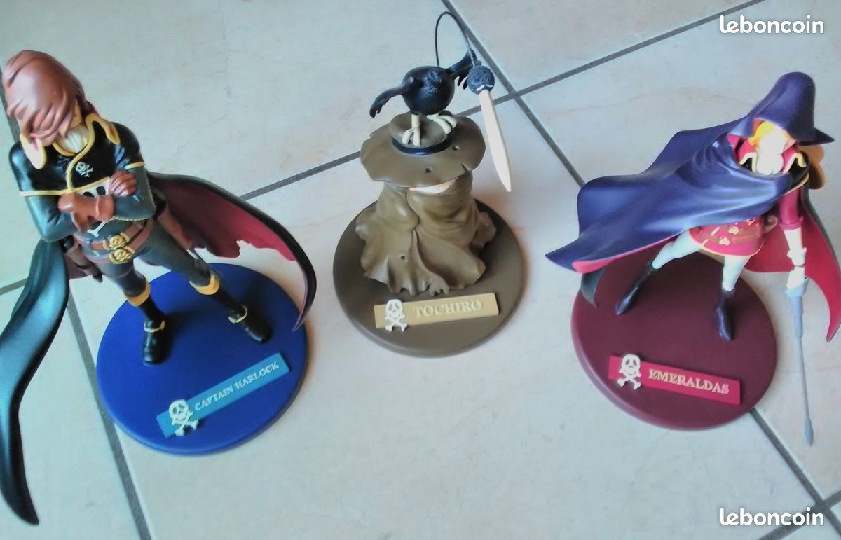 Lot De 7 Figurines Cobra Space Adventure – Goldorak, Albator – Occasion