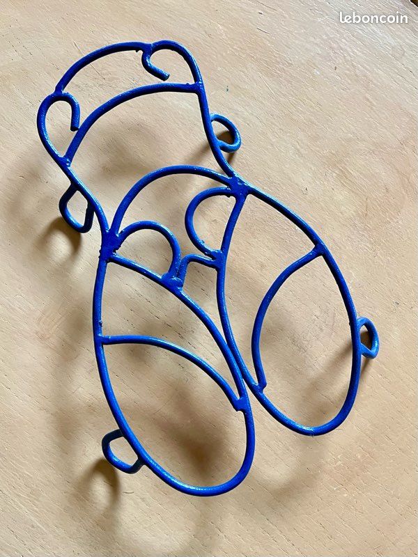 Dessous de plat Cigale Muette Bleu et Terracotta Monochromic - Art de