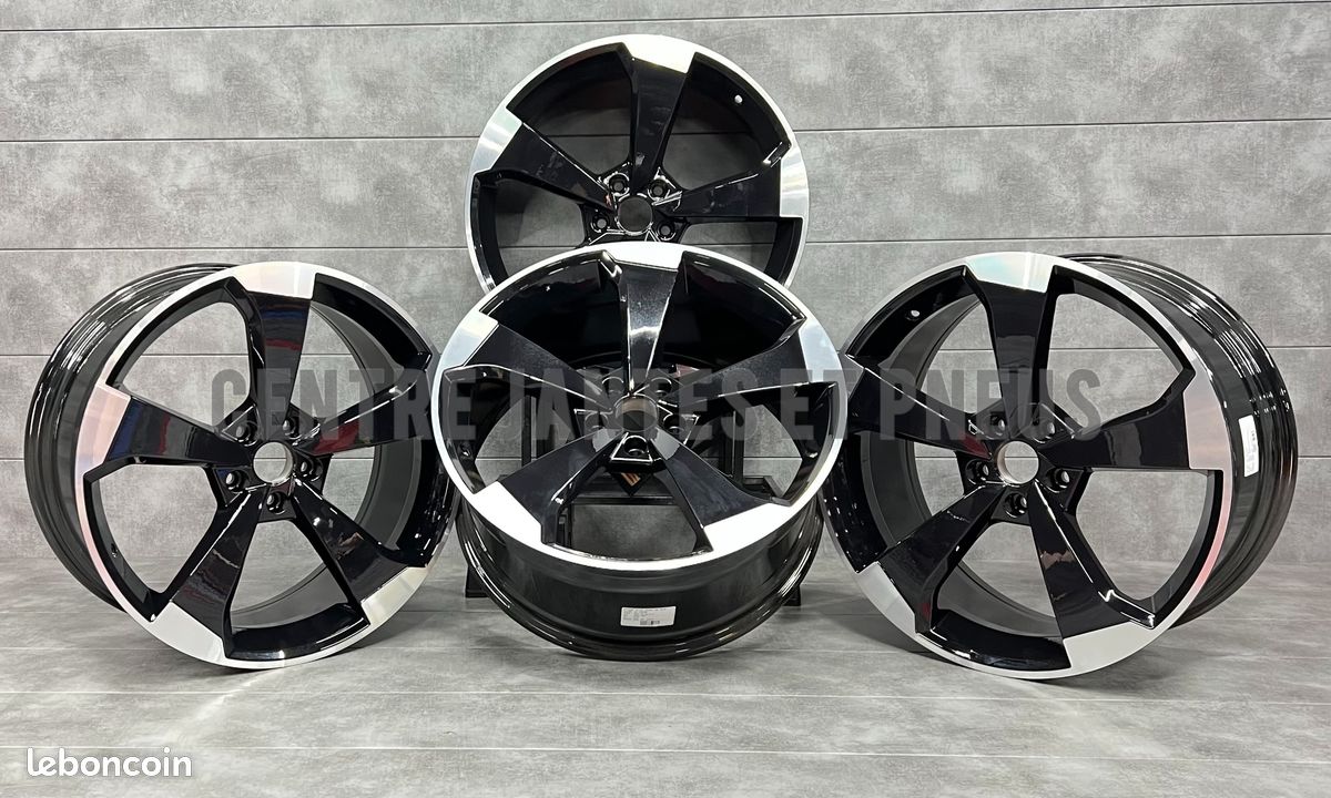 Partsdealers Wielmoer Covers Voor Audi – 17 Mm, Glanzend Zwart, Set Van 20 Stuks