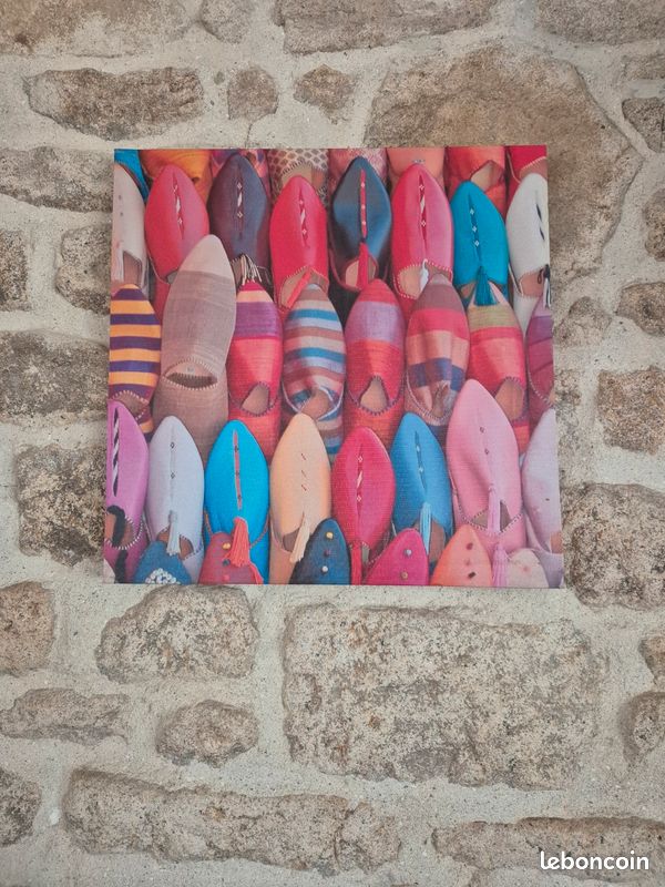 Cadre toile 40cm coloré (image 1)