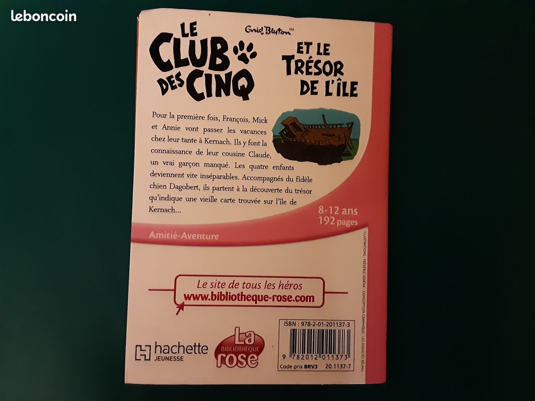 Lot de 4 livres Le club des cinq, bibliothèque rose (image 4)