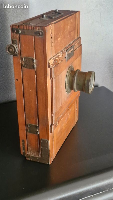 Ancien Appareil Photo à Soufflet Rectilineaire Rapide - Chambre Photo Vintage