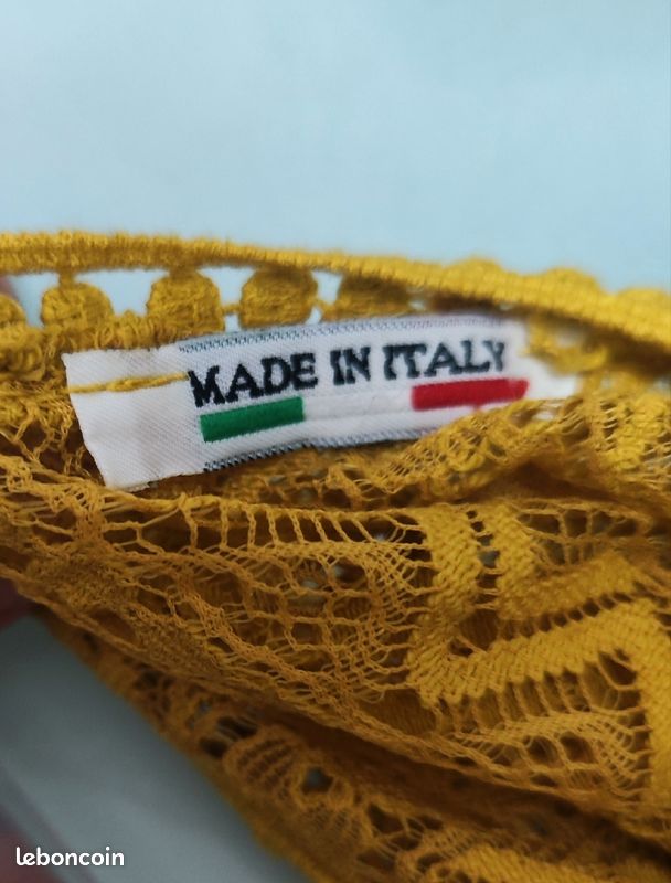 Très joli haut moutarde, taille : M (image 2)
