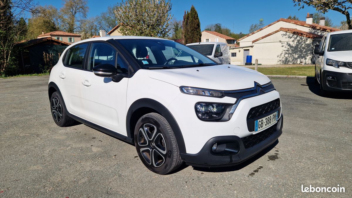 Citroen C3 société 100 cv 2021 71000 km GPS Propre 6658 euros HT (image 4)
