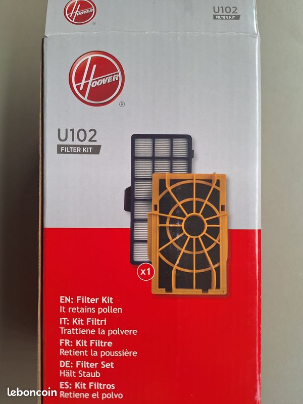 35602820 U107 Kit Filtres Compatibles Hoover Balai Électrique HF4