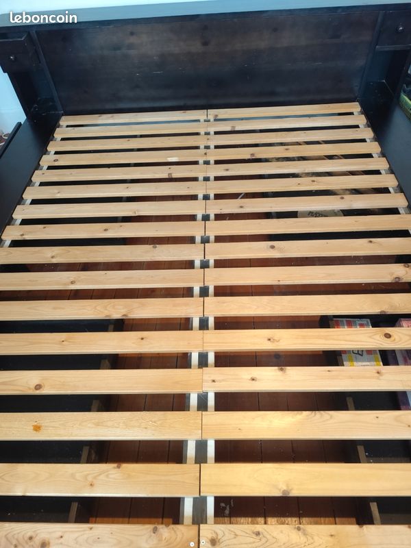 Lit+sommier+commode (image 2)