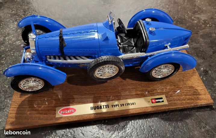 Pièce détachée miniature Bugatti type 59 1934 1/18 1/18ème Burago Bburago V2 eBa