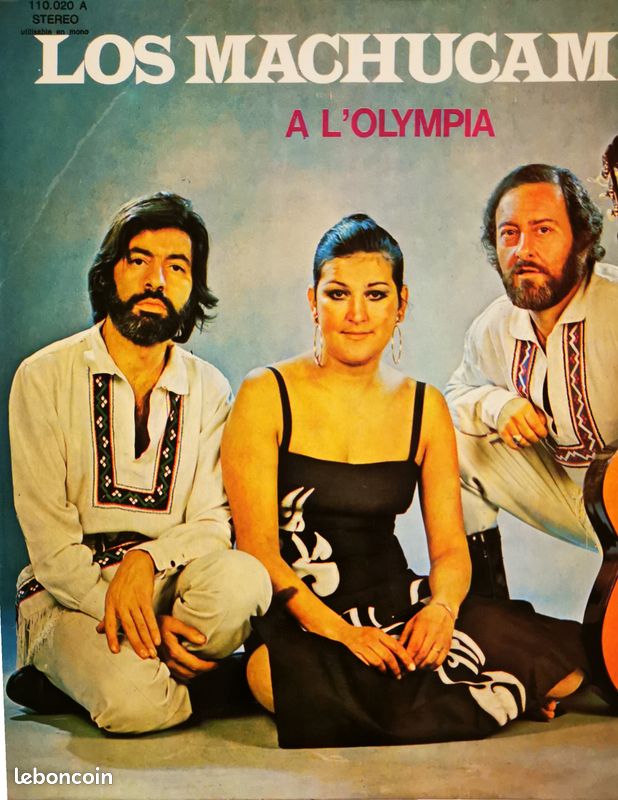 Disque vinyle 33 T los machucambos a l'Olympia (image 1)