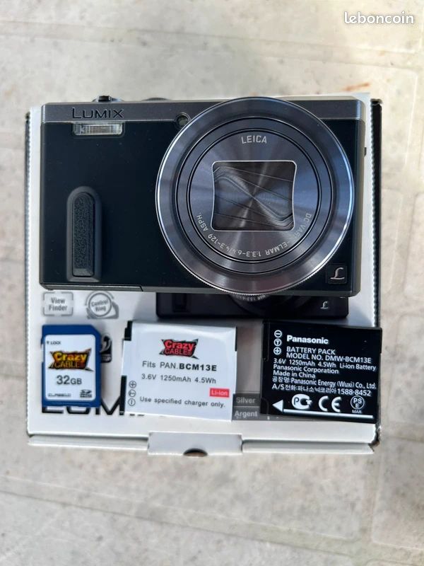 Câble USB De Charge Pour Appareil Photo Lumix DMC-TZ60/TZ61 - Neuf - 1m