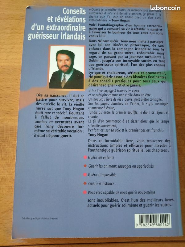 Né pour guérir de Tony Hogan (image 2)