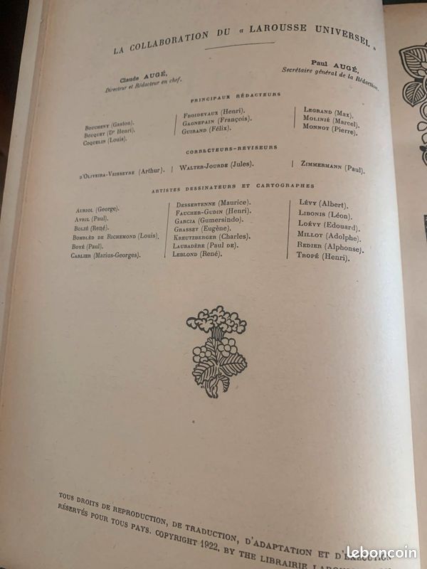 Larousse universel en 2 volumes (image 3)