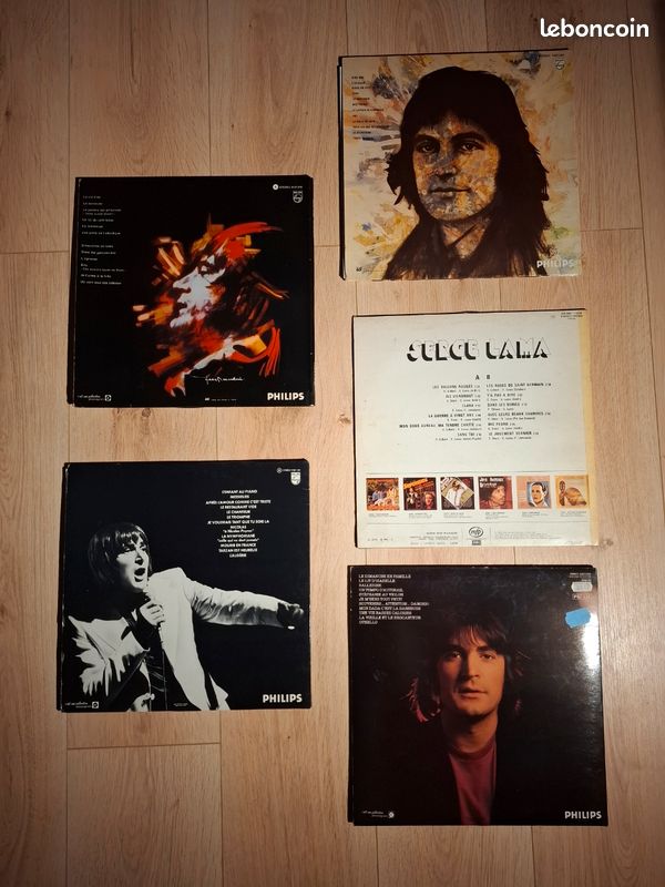 5 Vinyles 33 tours Serge Lama - 4+1 offert (image 2)