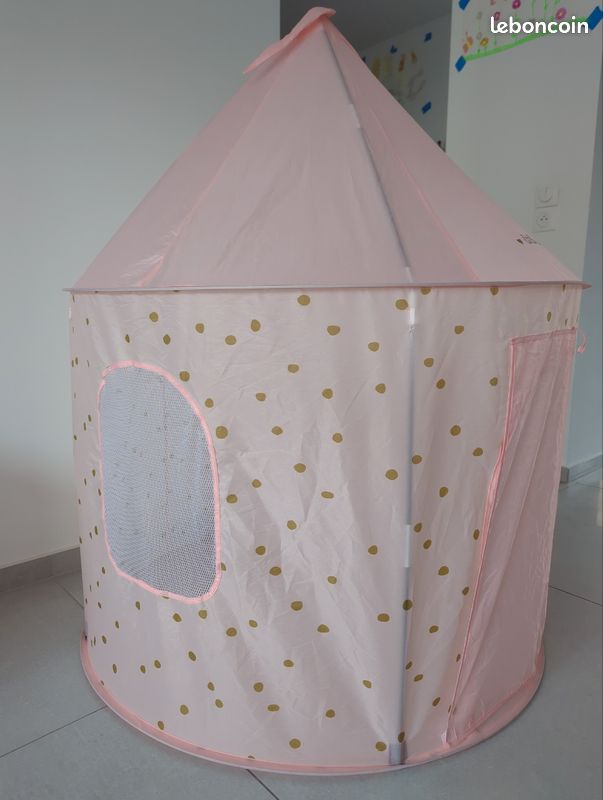 Tente de jeu princesse pliable rose Maison du monde (image 6)