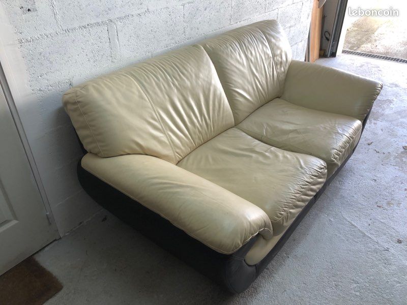 Canapé cuir (image 1)