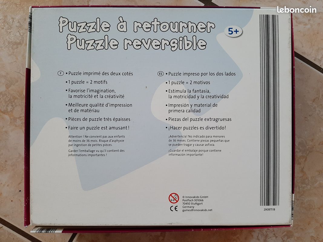 Puzzle à retourner disney princess 48 pièces (image 2)