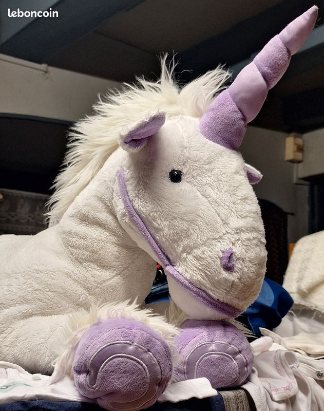 Peluche licorne 100 cm gipsy Jeux Jouets