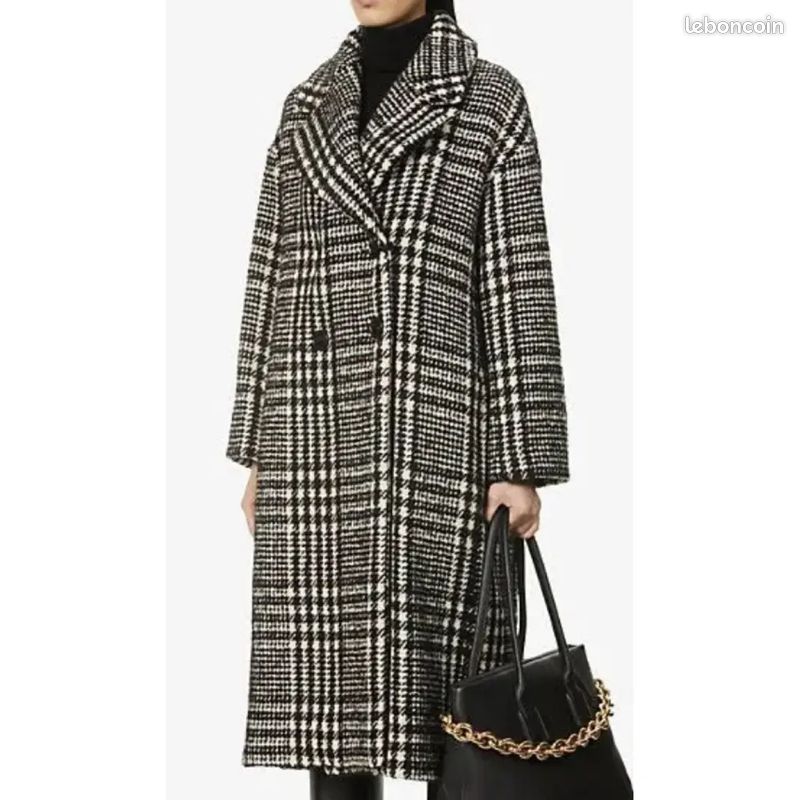 Max Mara Angio Checked Wool Coat - 44 FR (image 2)