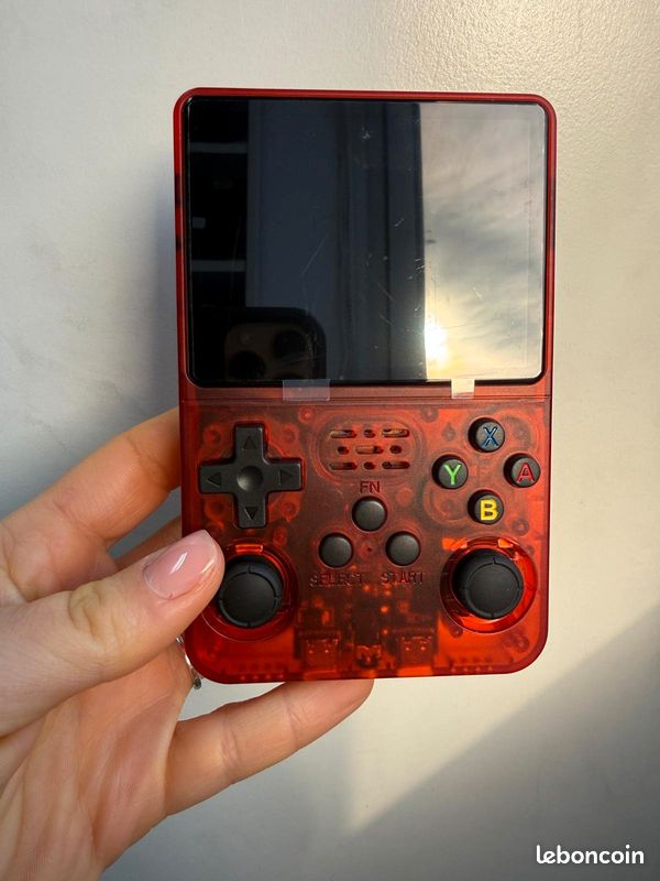 Console R36S – 10 000 Jeux Rétro – Game Boy Color Argent – Portable