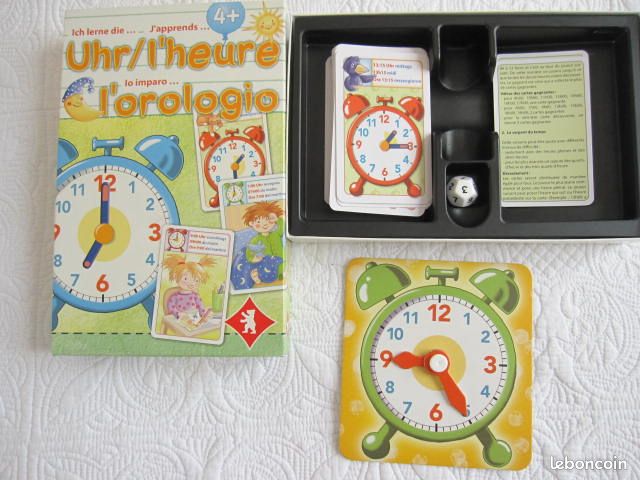 Jeu "J'apprends l'heure" 4+ ans (b.a. Le Vésinet) (image 2)