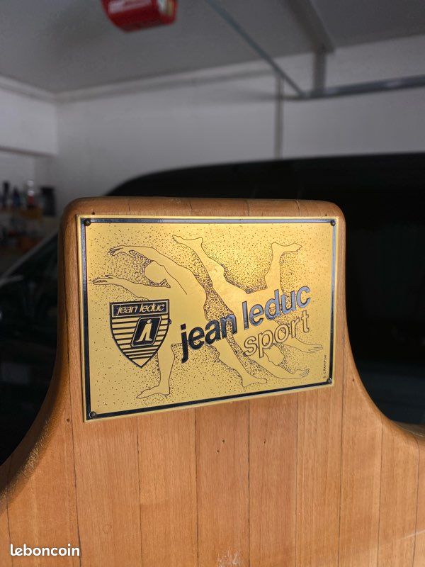 Portant en bois valet vintage Jean Leduc Sport (image 3)