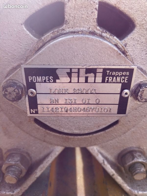 Pompe à vide SIHI fabrication française (image 8)