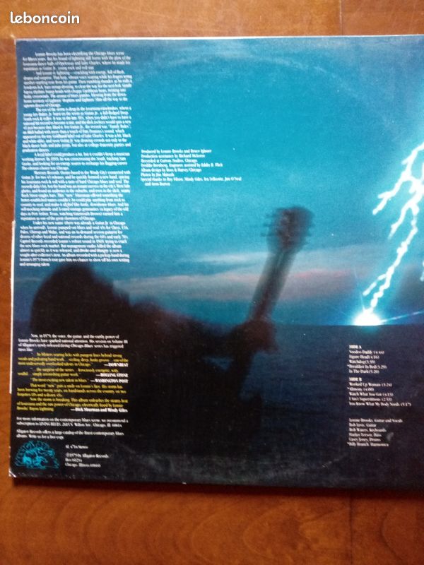 Vinyle 33 tours Lonnie Brooks (image 2)