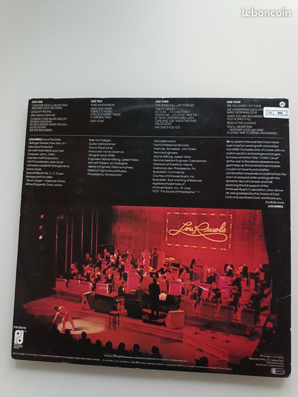 Album Lou Rawls Live (image 2)