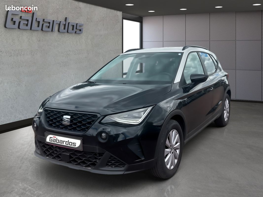 Seat Arona 1.0 TSI 115 BVM 6 STYLE EDITION SPECIAL PHASE 2 BI-TON NOIR METAL TOIT BLANC (image 2)
