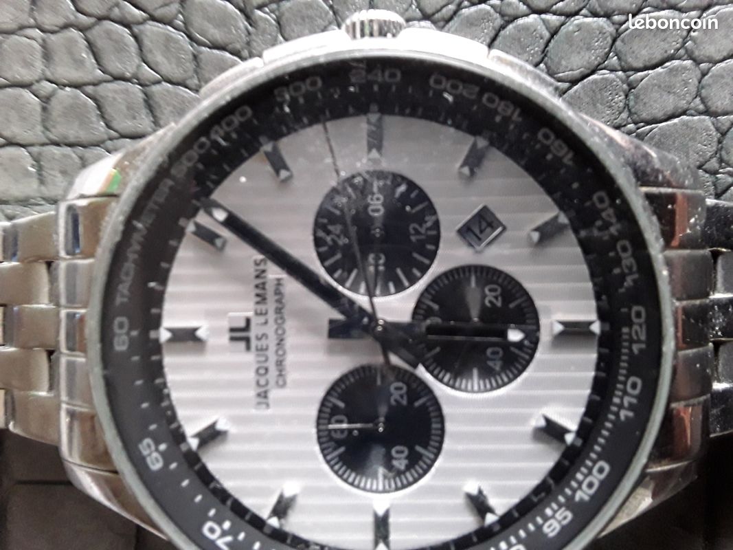 Montre homme bracelet acier jacques lemans (image 2)