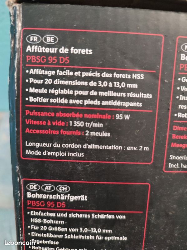 Affûteur de mèche à forêt (image 3)