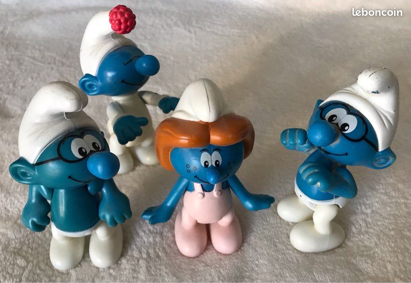 Schtroumpf bucheron figurine Mc Donald 2018 Occasion - Destination