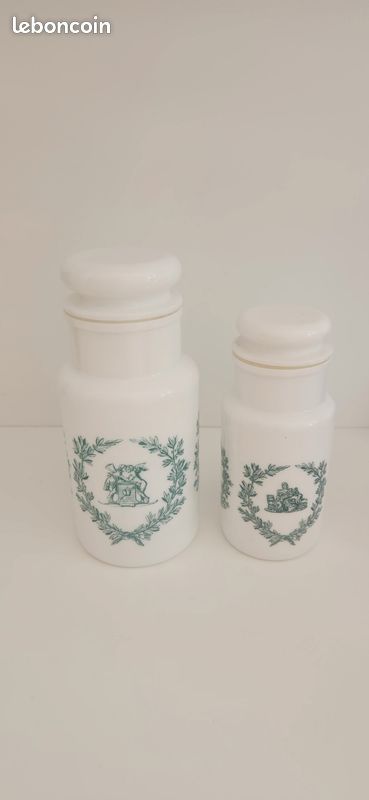 Lot de pots en opaline (image 1)