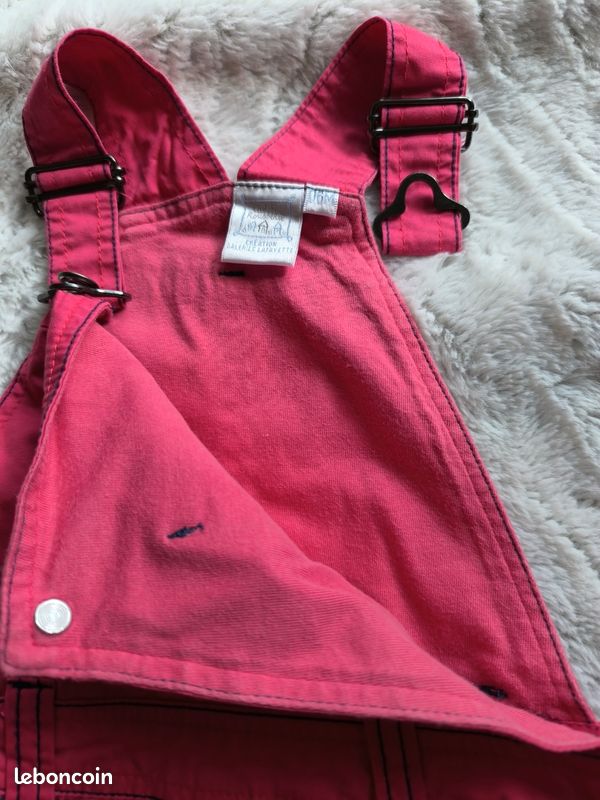 Salopette jupe fille T mois -cadet rousselle très bon état